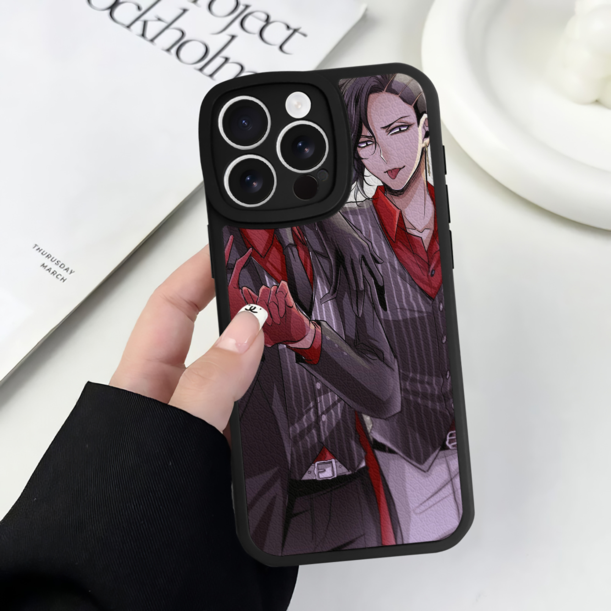 （画像用） 東京リベンジャーズ Tokyo Revengers 【iPhone 16シリーズ対応】シリコンスマホケース（レザー調） 材質：シリコン
